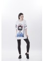 Baskılı Beyaz T-shirt